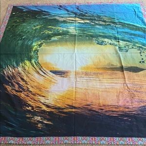 Ocean wave tapestry